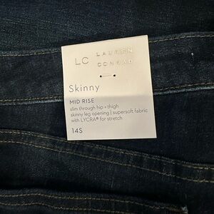 LC Lauren Conrad Navy Skinny Jeans